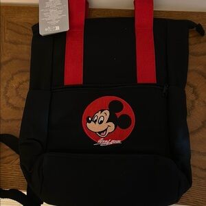 Disney Mickey Mouse Black and Red Backpack.  NWT.  Cat friendly, nonsmoking home